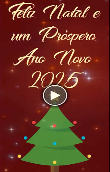 Vídeo para TikTok  Feliz Natal e um Próspero Ano Novo 2025 