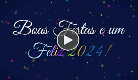 Vídeo alegre e colorido para o novo ano de 2024