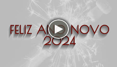 Vídeo com mensagem de feliz ano novo 2024