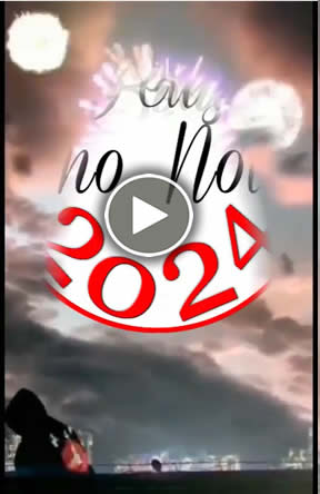 eliz Ano Novo 2024 vídeo no formato TikTok